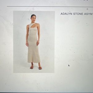 Adalyn stone asym dress